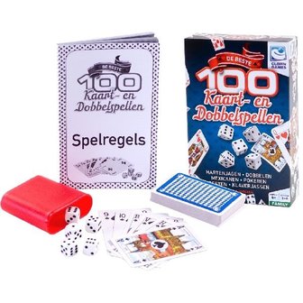 Clown Games 100 Kaart &amp; Dobbel Spellen