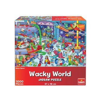 Goliath Wacky World Puzzel Outerspace 1000 Stukjes