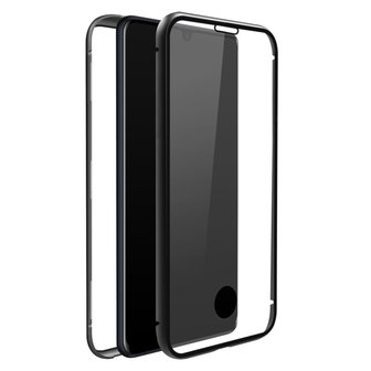 Black Rock Cover 360&deg; Glass Voor Samsung Galaxy A42 5G Zwart