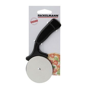 Fackelmann Basic Pizzasnijder 16 cm Zwart PP/RVS