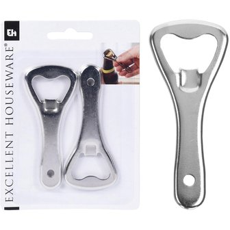 Excellent Houseware Flesopener 9 cm 2 Stuks