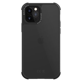 Black Rock Robust Transparent Cover for Apple iPhone 12/12 Pro Black