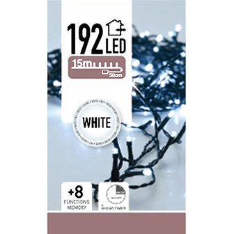 LED-verlichting 192 LED&#039;s - wit - op batterij