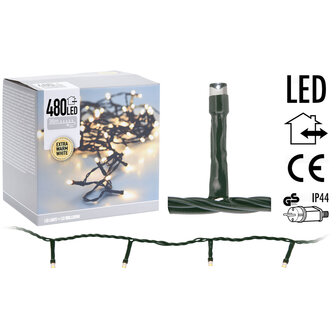 LED-verlichting - 480 LED&#039;s - 36 meter - extra warm wit