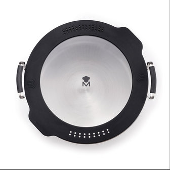Masterpro Pan met Siliconen Deksel -  &Oslash;16 cm