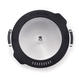 Masterpro Pan met Siliconen Deksel -  &Oslash;28 cm