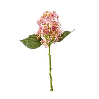 Kunstbloem Hortensia 38 cm Roze