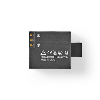 Nedis ACBT20BK Vervangende Batterij Voor Actioncam 1000 Mah Max. 90 Minuten 3,7 V