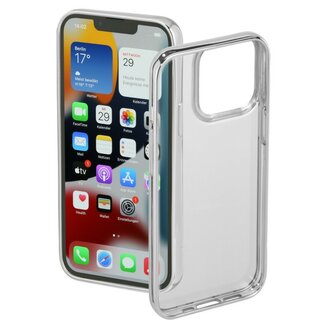 Hama Cover Clear&amp;Chrome Voor Apple IPhone 13 Pro Zilver