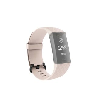 Hama Polsband Voor Fitbit Charge 3/4 Vervangend Horlogebandje Universeel Ros&eacute;