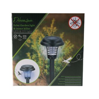Deluxa Garden Solar Insecten Tuinlamp Zwart