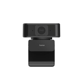 Hama PC-webcam C-650 Face Tracking 1080p USB-C Voor Videochat/vergaderen