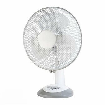 Emerio FN-114202 Tafelventilator 30 cm Wit/Grijs