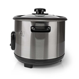 Nedis KARC115AL Rijstkoker 1.5L 500W Zilver