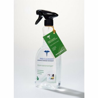 Pro Cleaner Desinfecterende Oppervlaktereiniger 750 ml Doos 10 Stuks