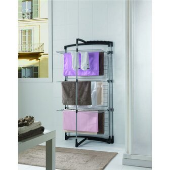 Tomado Metaltex Droogtoren Fortino 3 25M 69x64x134 cm Zilver