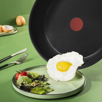 Tefal Renew Black Koekenpan 20 cm Zwart