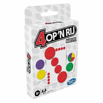 Hasbro 4 Op &#039;n Rij Kaartspel