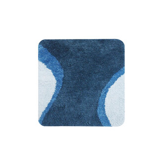 Dutch House Bidetmat Metz 60x60 cm Blauw