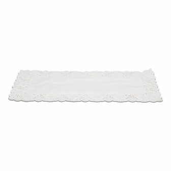 Patisse Papieren Taartranden 40x20 cm 6 Stuks Wit