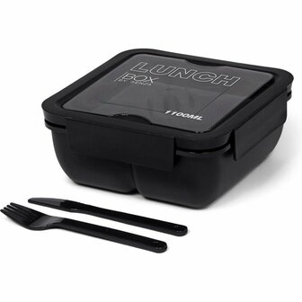 Senza Lunchbox 1100 ml Zwart