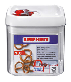 Leifheit 31209 Voorraadbus Fresh &amp; Easy Hoekig 1,0L