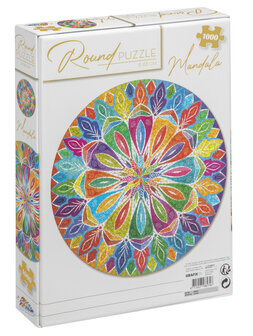 Grafix Mandala Ronde Puzzel 1000 Stukjes