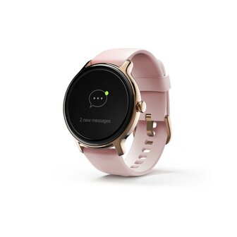Hama Smartwatch Fit Watch 4910 Waterdicht Hartslag Zuurstofgeh. Bloed Ros&eacute;