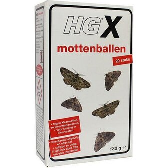 HGX Mottenballen 0,13kg