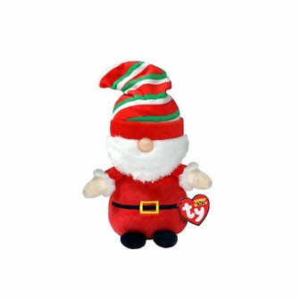 TY Beanie Boo&#039;s Christmas Gnome Santa 15cm