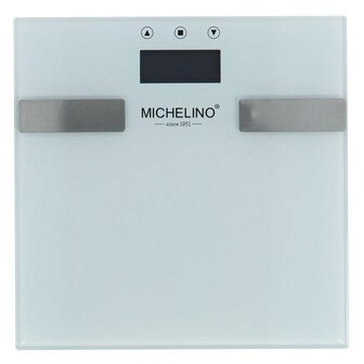 Michelino 74999 Personenweegschaal Wit/Glas