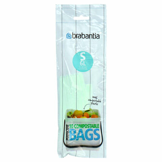 Brabantia PerfectFit Composteer Afvalzakken S 6L 10 Stuks
