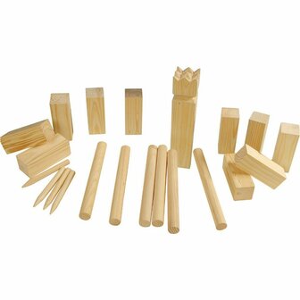 Houten Kubb Set