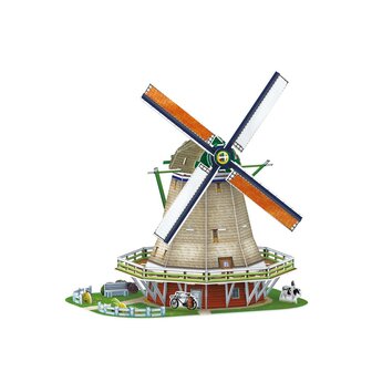 Cubic Fun 3D Puzzel Hollandse Windmolen 61 Stukjes