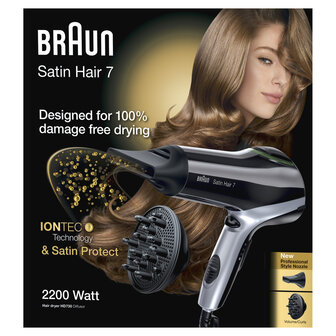 Braun HD730 Satin Hair 7 Haardroger Zwart
