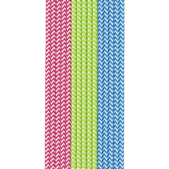 Duni Papieren Rietjes 50 Stuks Rood/Groen/Blauw
