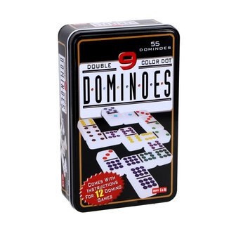 Domino Dubbel 9 in Blik