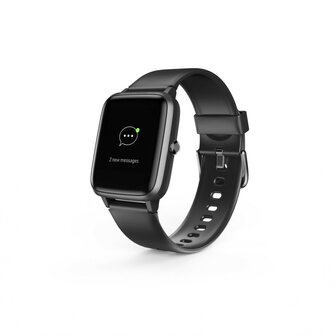 Hama Smartwatch Fit Watch 5910 GPS Waterdicht Hartslag Calorie&euml;n Zwart