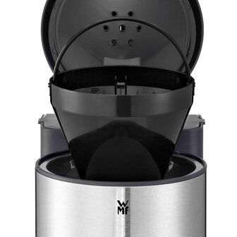 WMF Stelio Koffiezetapparaat + Thermoskan 1L 1000W RVS/Zwart