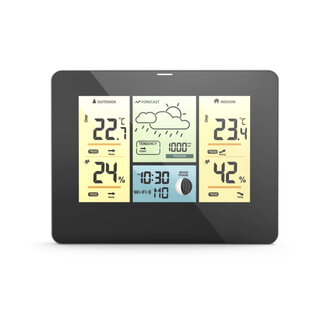 Hama Wifi-weerstation Met App Buitensensor Thermometer/hygrometer/barometer