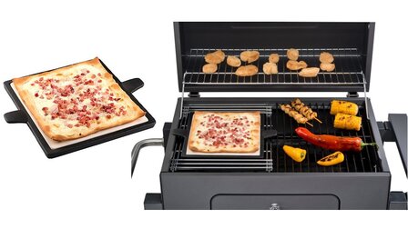 Tepro 8578 Inzet Pizzasteen voor 8570 Hoofdgrillrooster