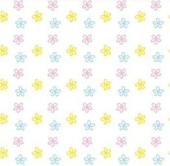 Duni Paasservet Bloemen Multi 33x33 cm