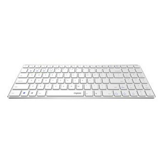 Rapoo 9300M Multimodus Draadloze Ultraslanke Desktop Combo Set QWERTY Wit