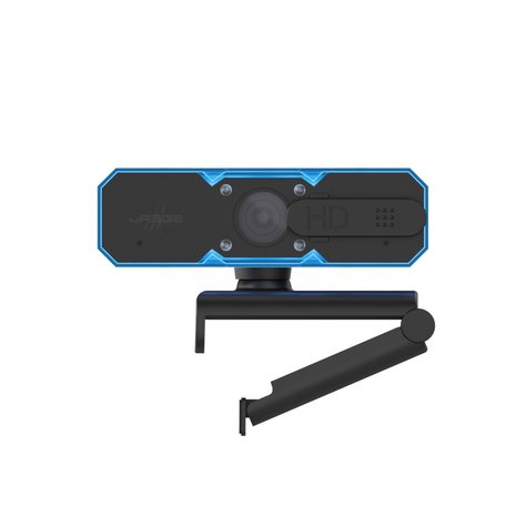 URage Streaming-webcam REC 600 HD Met Spy Protection Zwart