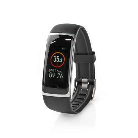 Nedis BTSW001BK Smart Watch Lcd-scherm Ip67 Maximale Gebruiksduur: 7200 Min Android™ / Ios Zwart
