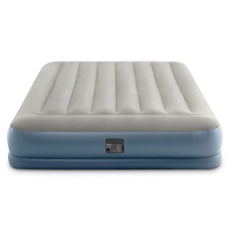 Intex 64118NP Pillow Rest Mid-Rise Luchtbed 152x203x30 cm Grijs/Blauw
