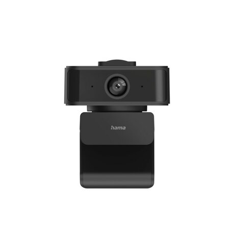 Hama PC-webcam C-650 Face Tracking 1080p USB-C Voor Videochat/vergaderen