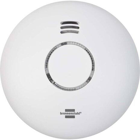 Brennenstuhl 1290090 ®connect Slimme Rook- En Hittemelders Wrhm01 Met App-melding En Doordringend Alarmsignaal 85 Db