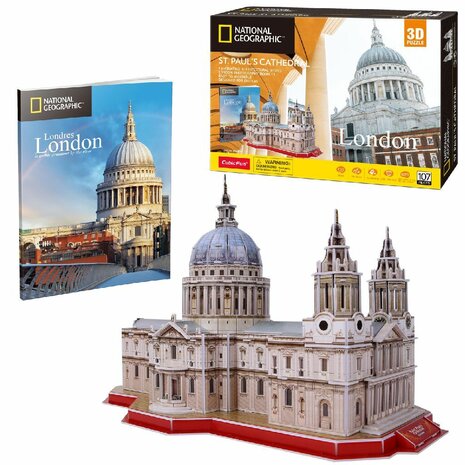 Cubic Fun National Geographic 3D Puzzel St. Pauls Cathedral 107 Stukjes