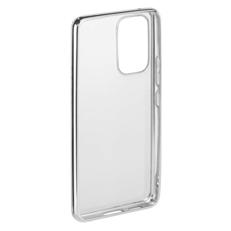 Hama Cover Clear&Chrome Voor Samsung Galaxy A53 5G Zilver